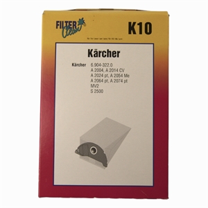 K10 mikrofiber støvsugerposer til kärcher støvsuger.